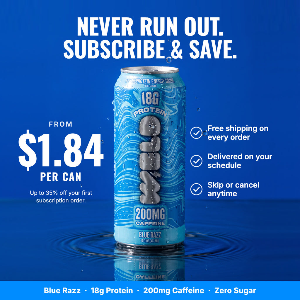 Subscribe and save on WELD Blue Razz: from $1.84 per can